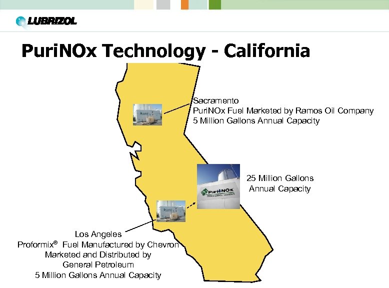 Puri. NOx Technology - California Sacramento Puri. NOx Fuel Marketed by Ramos Oil Company