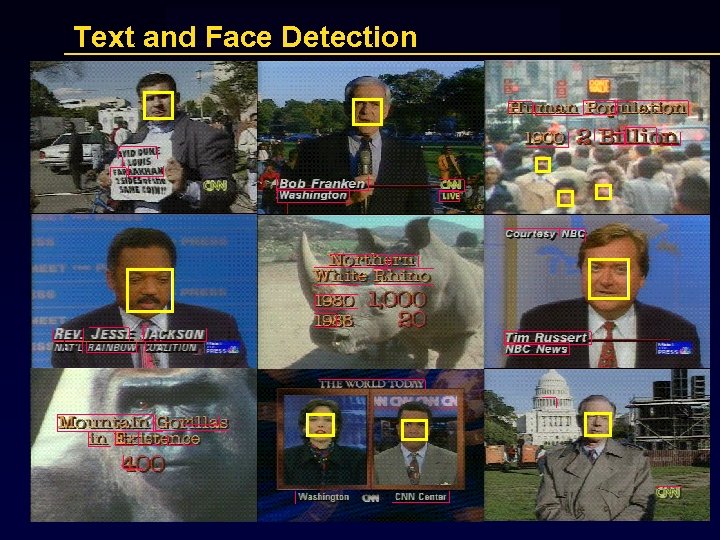 Text and Face Detection 