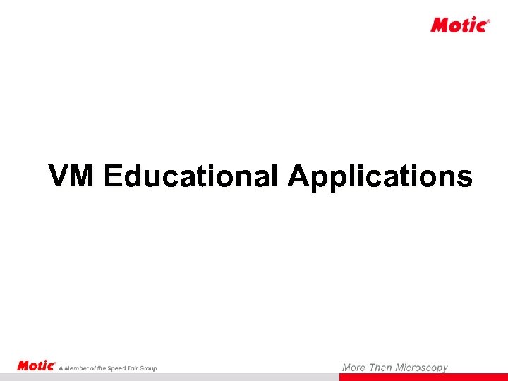 VM Educational Applications 