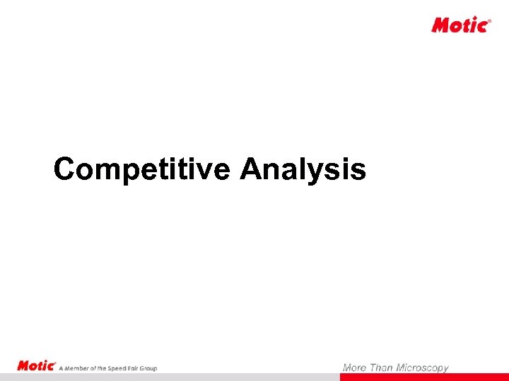 Competitive Analysis 