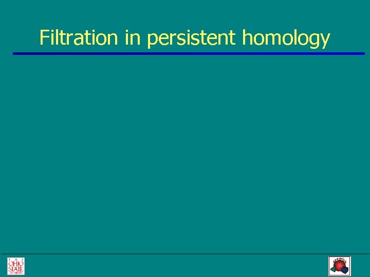 Filtration in persistent homology 
