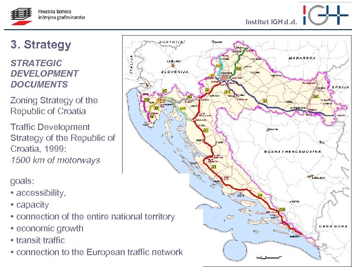 Institut IGH d. d. 3. Strategy STRATEGIC DEVELOPMENT DOCUMENTS Zoning Strategy of the Republic