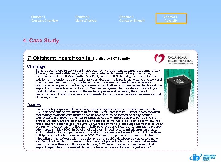 Chapter 1 Company Overview Chapter 2 Market Analysis Chapter 3 Company Strength 4. Case