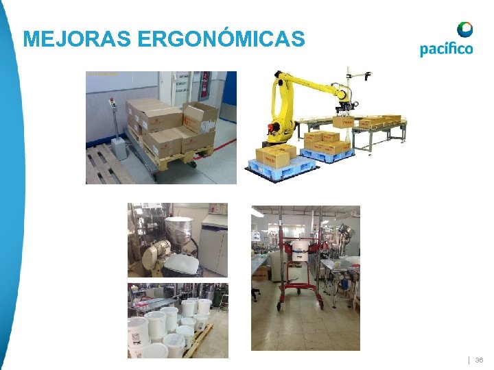 MEJORAS ERGONÓMICAS | 36 