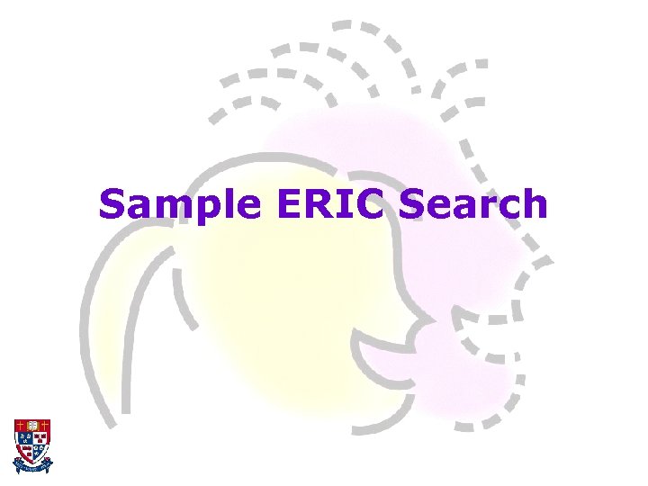 Sample ERIC Search 