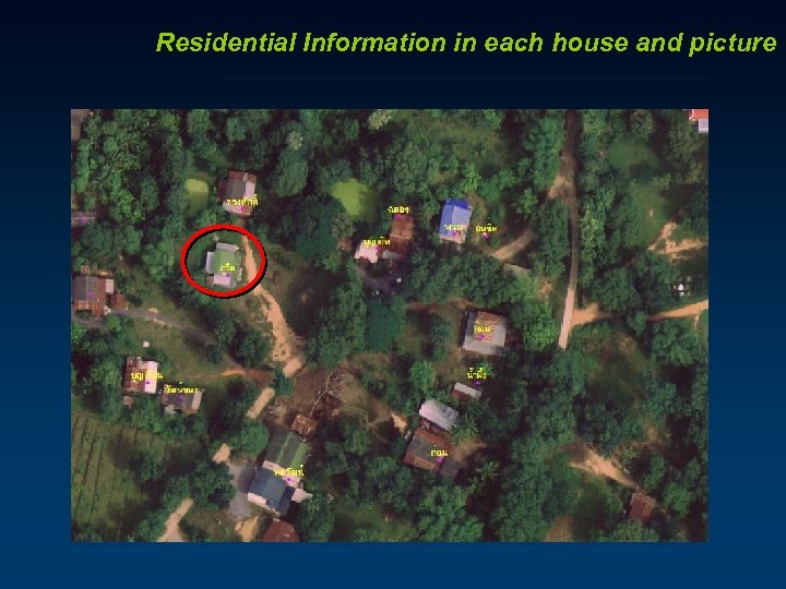 Residential Information in each house and picture 