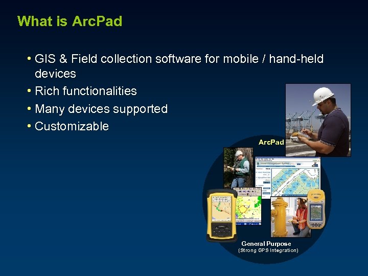 What is Arc. Pad • GIS & Field collection software for mobile / hand-held