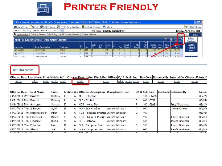 Printer Friendly New - Create Printer Friendly Display of This Browse 