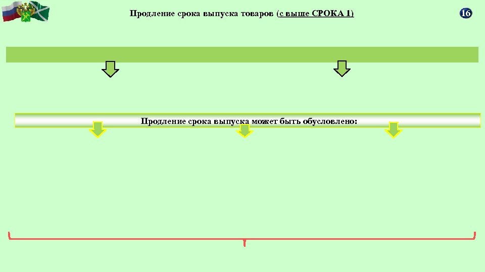 Продление срока выпуска товаров (с выше СРОКА 1) Продление срока выпуска может быть обусловлено: