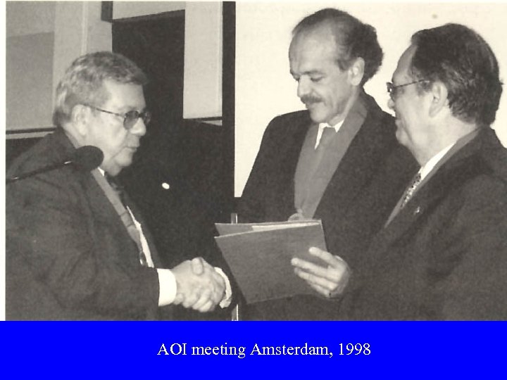 AOI meeting Amsterdam, 1998 