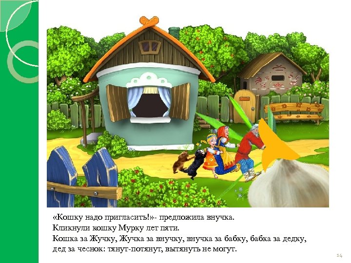  «Кошку надо пригласить!» - предложила внучка. Кликнули кошку Мурку лет пяти. Кошка за
