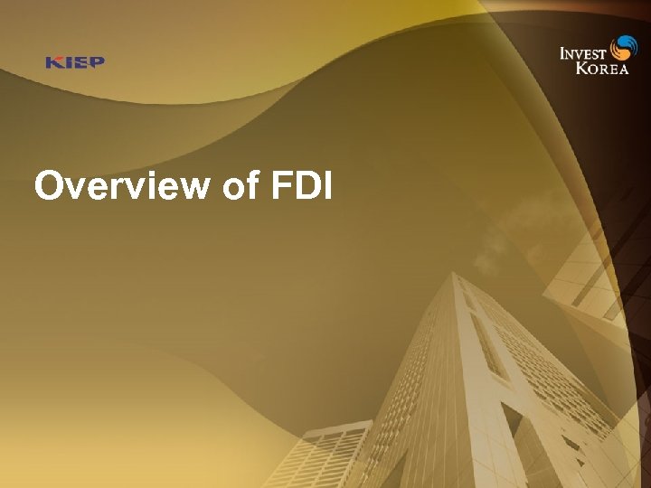 Overview of FDI 