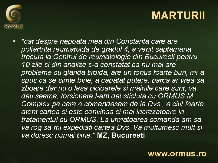 MARTURII • 