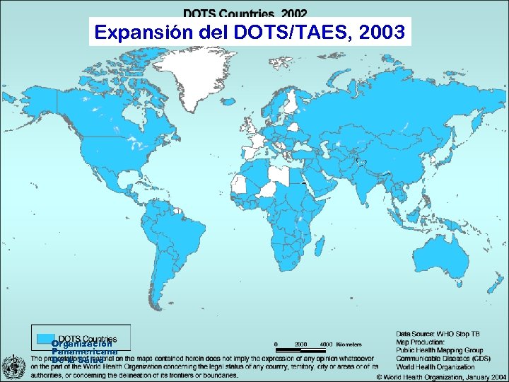 Expansión del DOTS/TAES, 2003 Organización Panamericana De la Salud 