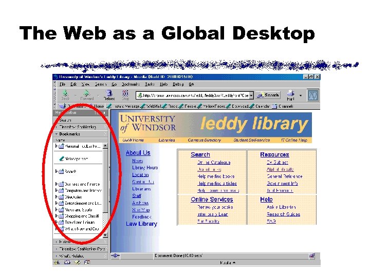 The Web as a Global Desktop 