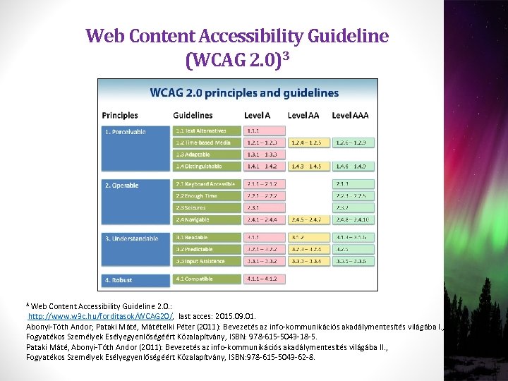 Web Content Accessibility Guideline (WCAG 2. 0)3 3 Web Content Accessibility Guideline 2. 0.