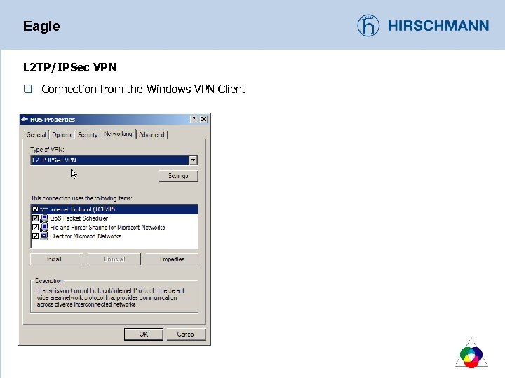 Eagle L 2 TP/IPSec VPN q Connection from the Windows VPN Client 