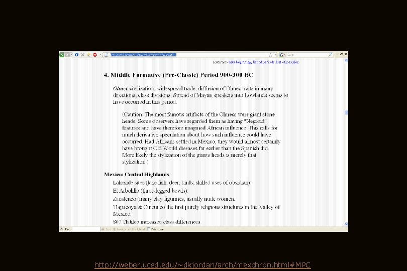 http: //weber. ucsd. edu/~dkjordan/arch/mexchron. html#MPC 