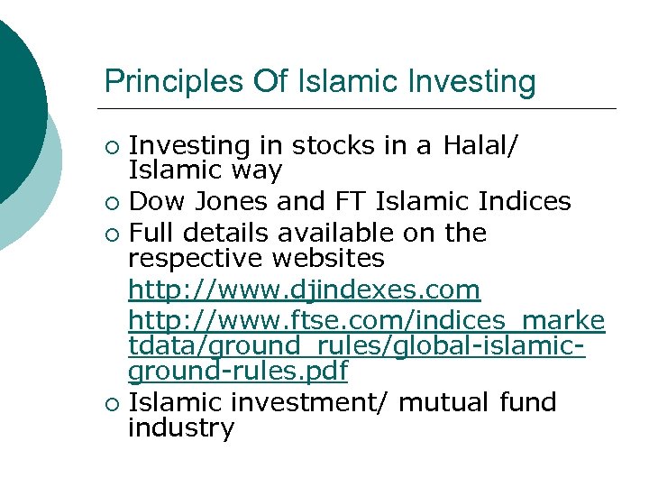 Principles Of Islamic Investing in stocks in a Halal/ Islamic way ¡ Dow Jones