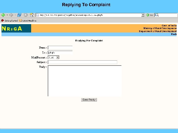 Replying To Complaint 
