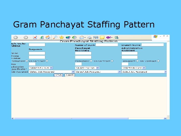 Gram Panchayat Staffing Pattern 