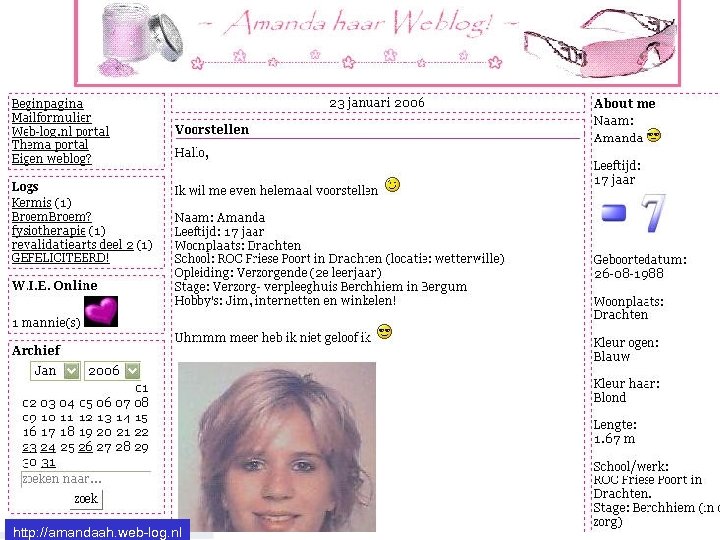 http: //amandaah. web-log. nl 