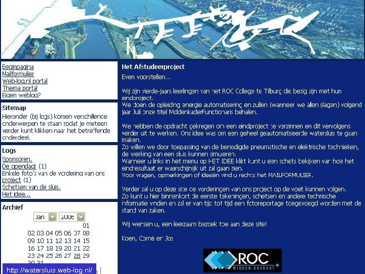http: //watersluis. web-log. nl/ 