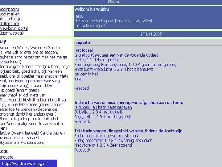 http: //waldra. web-log. nl/ 