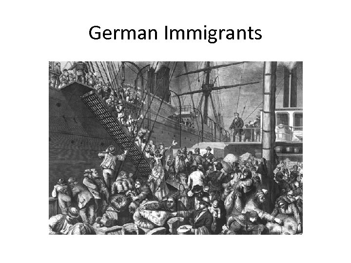 German Immigrants 