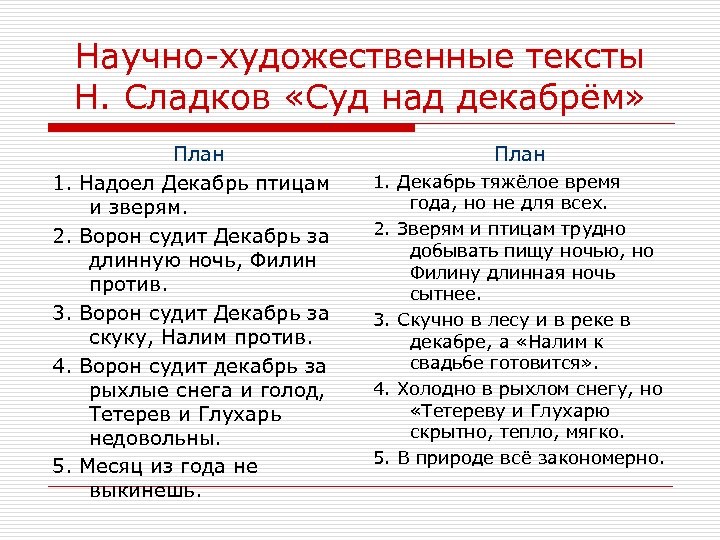 План суд над декабрем сладков