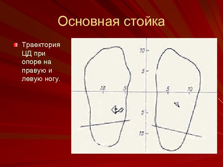 Центры тяжести частей тела