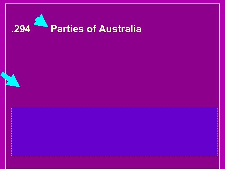 . 294 Parties of Australia 