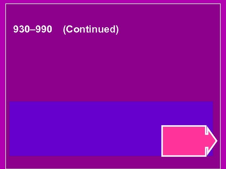 930– 990 (Continued) 