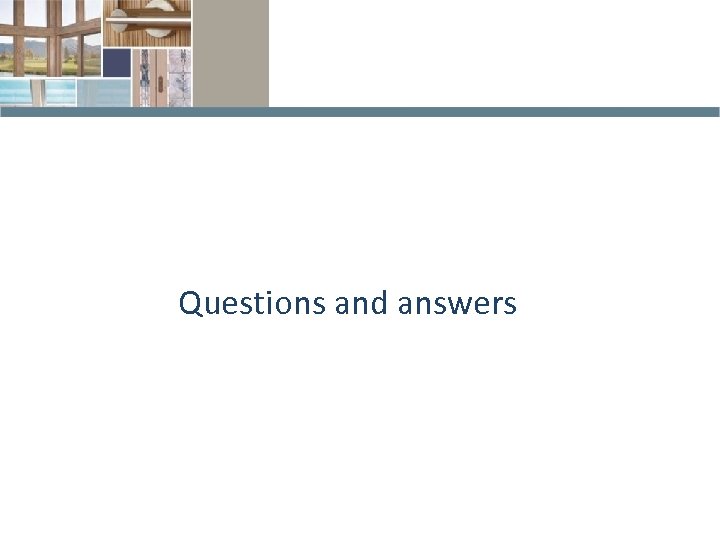 Questions and answers 