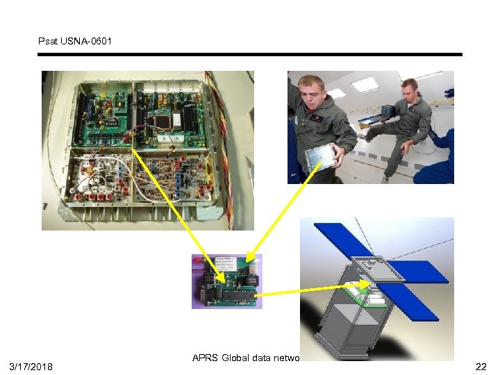 Psat USNA-0601 3/17/2018 APRS Global data network 22 