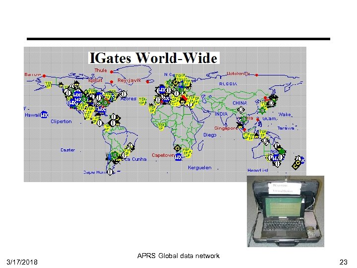 3/17/2018 APRS Global data network 23 