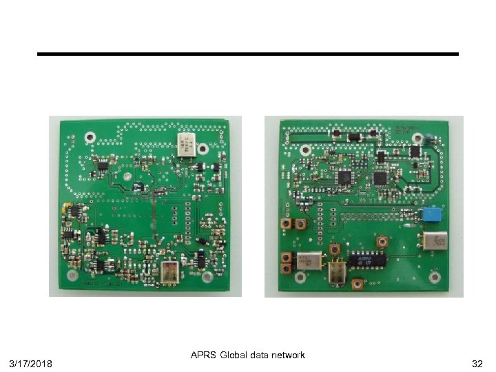 3/17/2018 APRS Global data network 32 