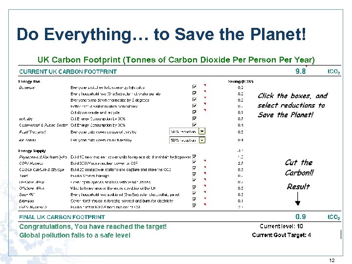 Do Everything… to Save the Planet! 12 