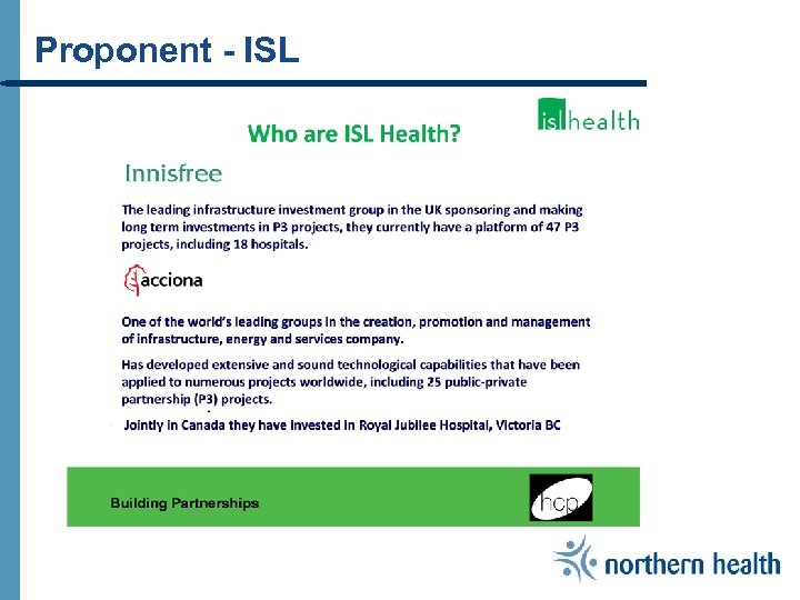 Proponent - ISL 