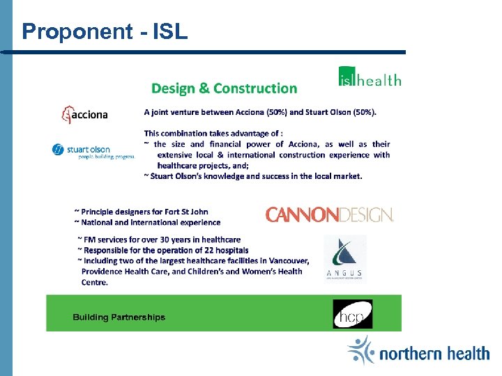 Proponent - ISL 