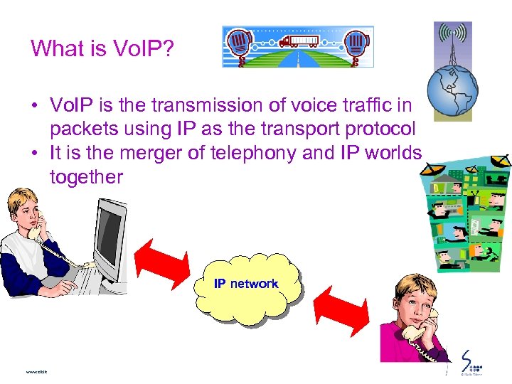 What is Vo. IP? • Vo. IP is the transmission of voice traffic in