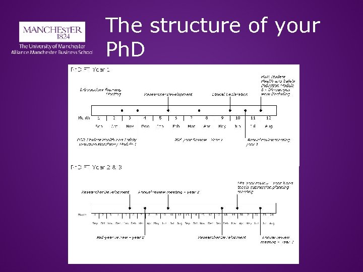 The structure of your Ph. D 