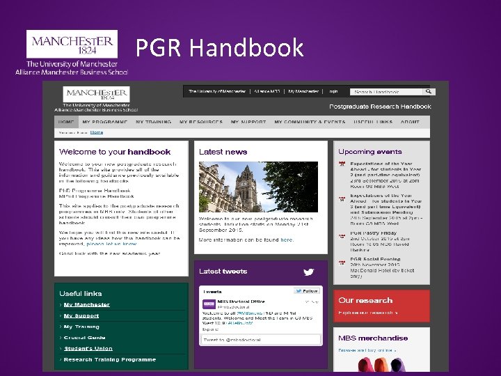 PGR Handbook 
