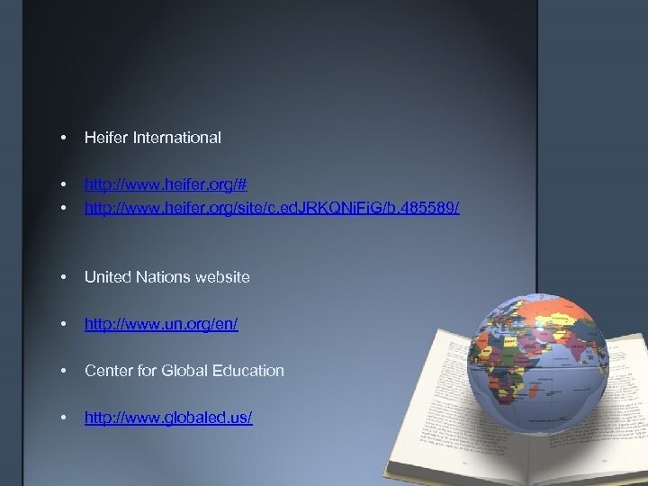  • Heifer International • • http: //www. heifer. org/# http: //www. heifer. org/site/c.