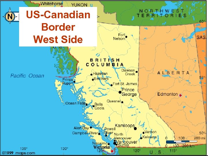 US-Canadian Border West Side 