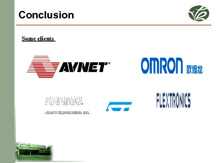 Conclusion Some clients 