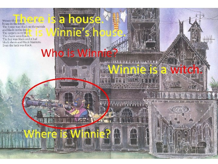 There is a house. It is Winnie’s house. Who is Winnie? Winnie is a