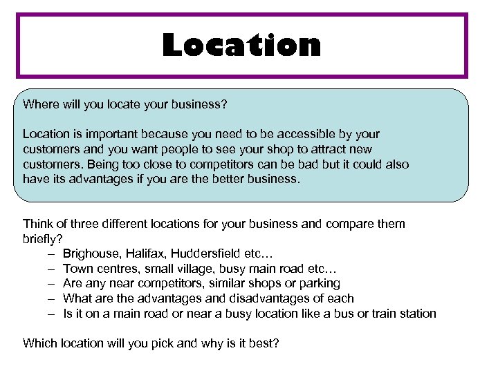 Why is locating near competitors a disadvantage?