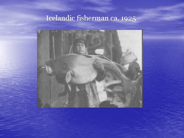 Icelandic fisherman ca. 1925 