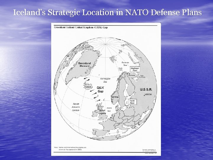 Iceland’s Strategic Location in NATO Defense Plans 